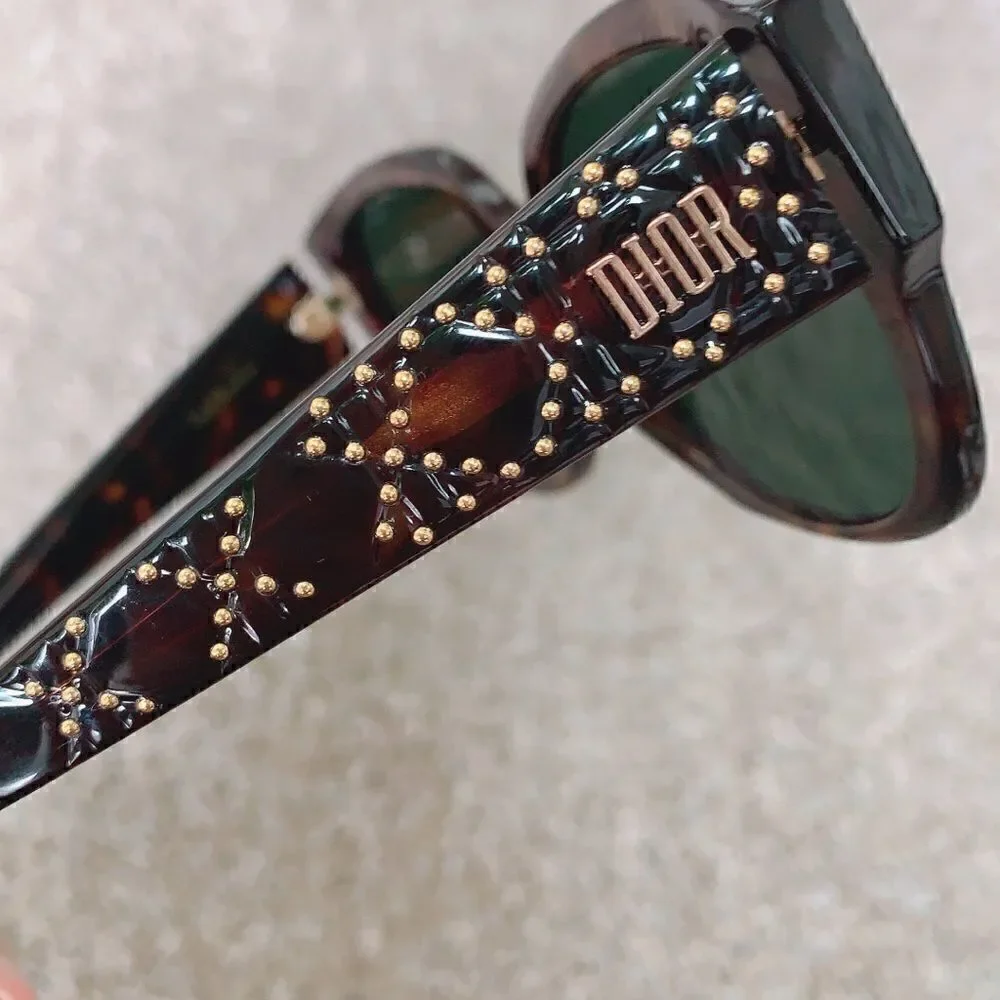 100% Auth Dior -Lady Studs 54mm Sunglasses 0086-O7